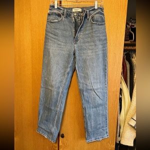 Abercrombie and Fitch ultra high rise ankle straight